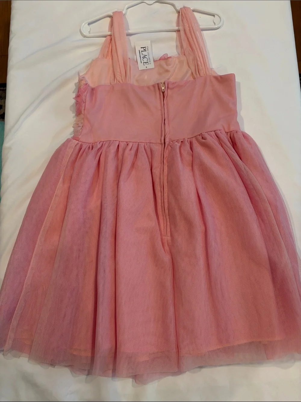 Girls' Pink Rosette Tulle Party Dress size 10